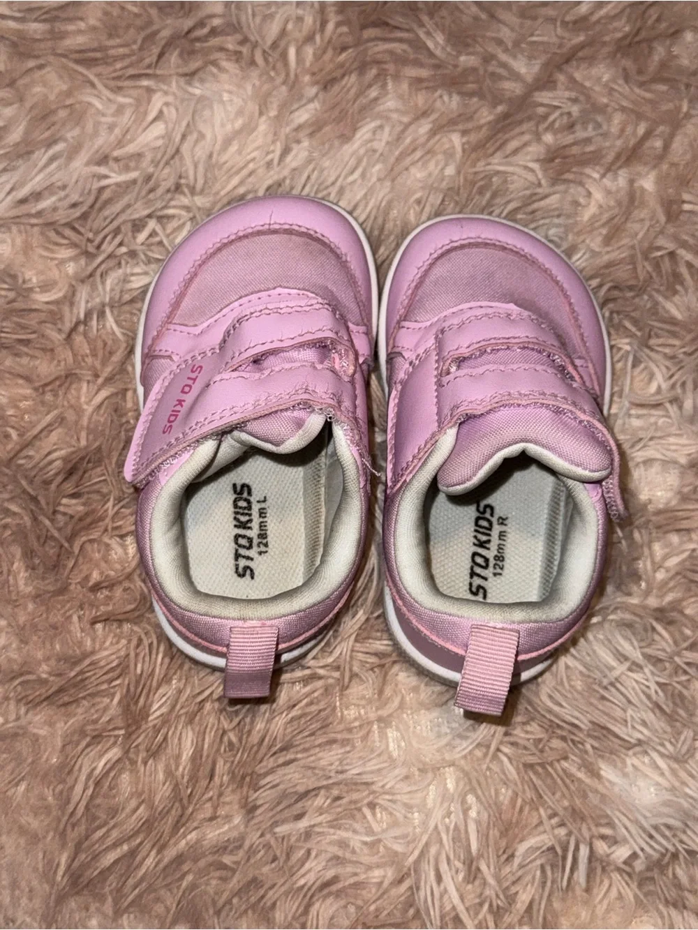 Pink STQ Kids toddler sneakers size 5